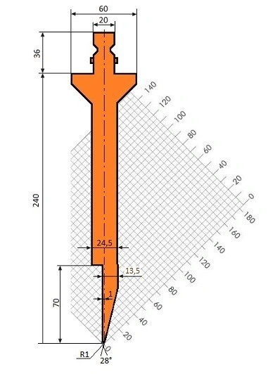 GWP-T210S/28°/R1/H240