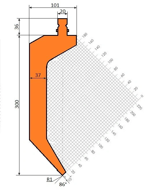 GWP-T300S/86°/R1/H300