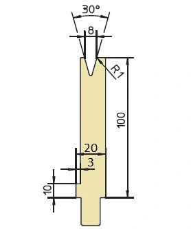 GWD-T008S/30°/R1