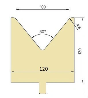 GWD-T100/80°/R8