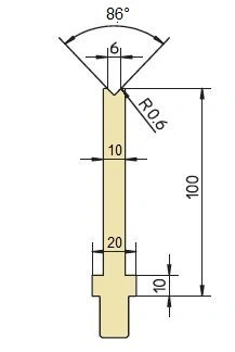 GWD-T006S/86°/R0,6